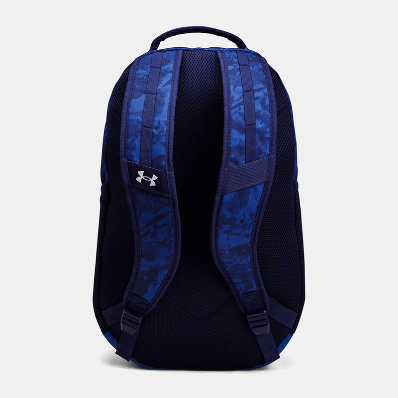 Mochila Under Armour 29l Hustle 6.0 Camuflaje Tech Azul Y Marino