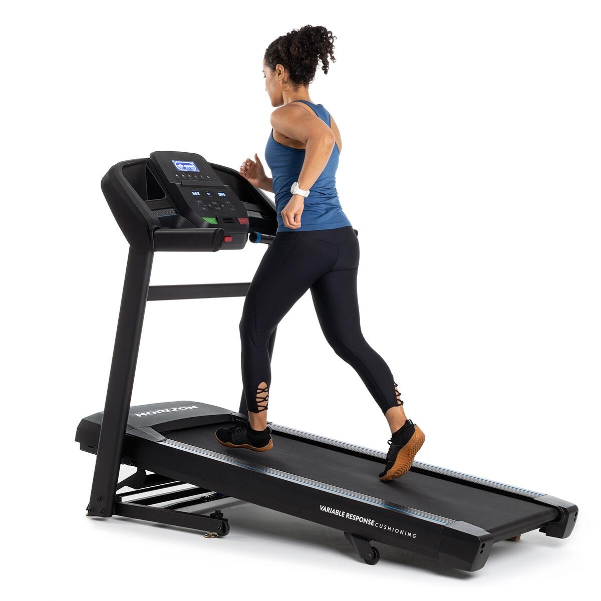 Passadeira de corrida dobrável T202 - 20 km/h, Inclinação 12% e Bluetooth FTMS 2/7