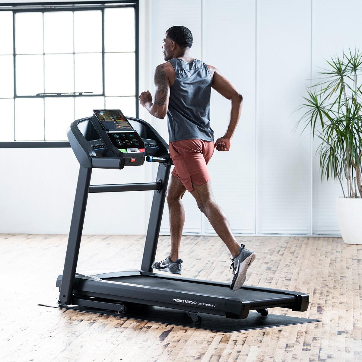 Passadeira de corrida dobrável T202 - 20 km/h, Inclinação 12% e Bluetooth FTMS 4/7