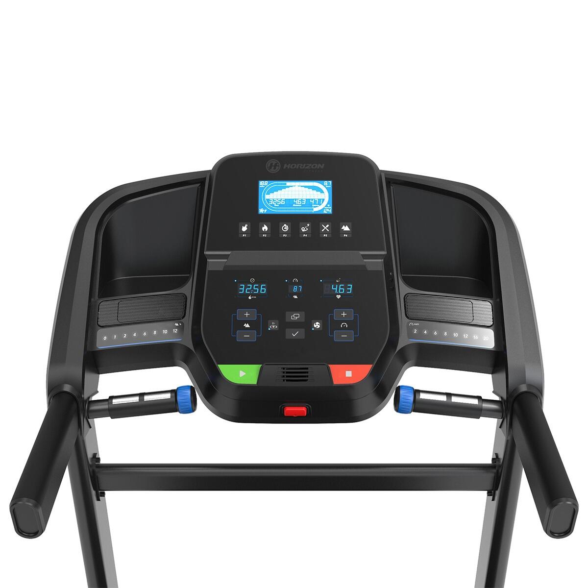 Passadeira de corrida dobrável T202 - 20 km/h, Inclinação 12% e Bluetooth FTMS 6/7