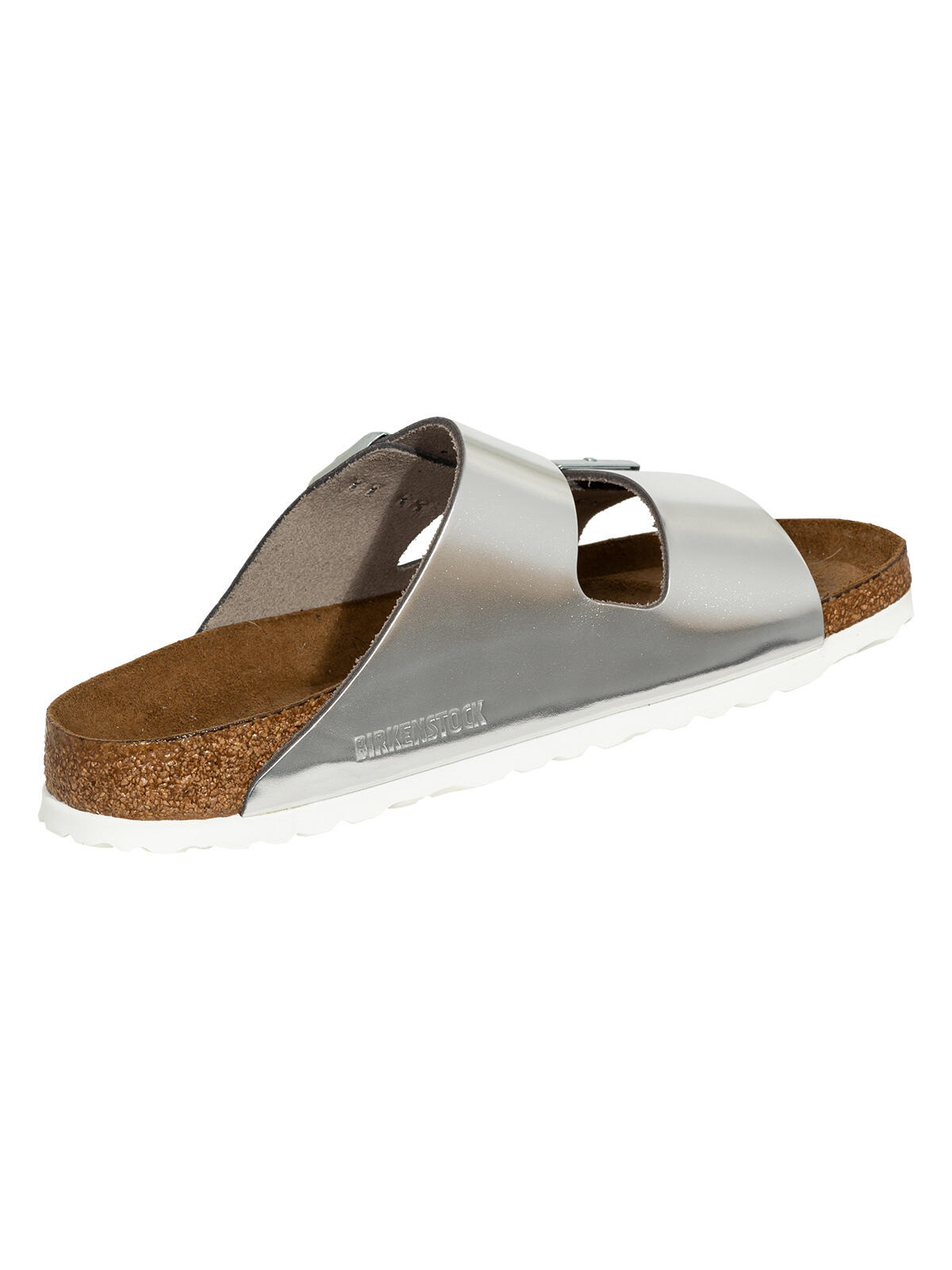 BIRKENSTOCK Sapatos casuais Birkenstock Arizona SFB prata metálica 4/7