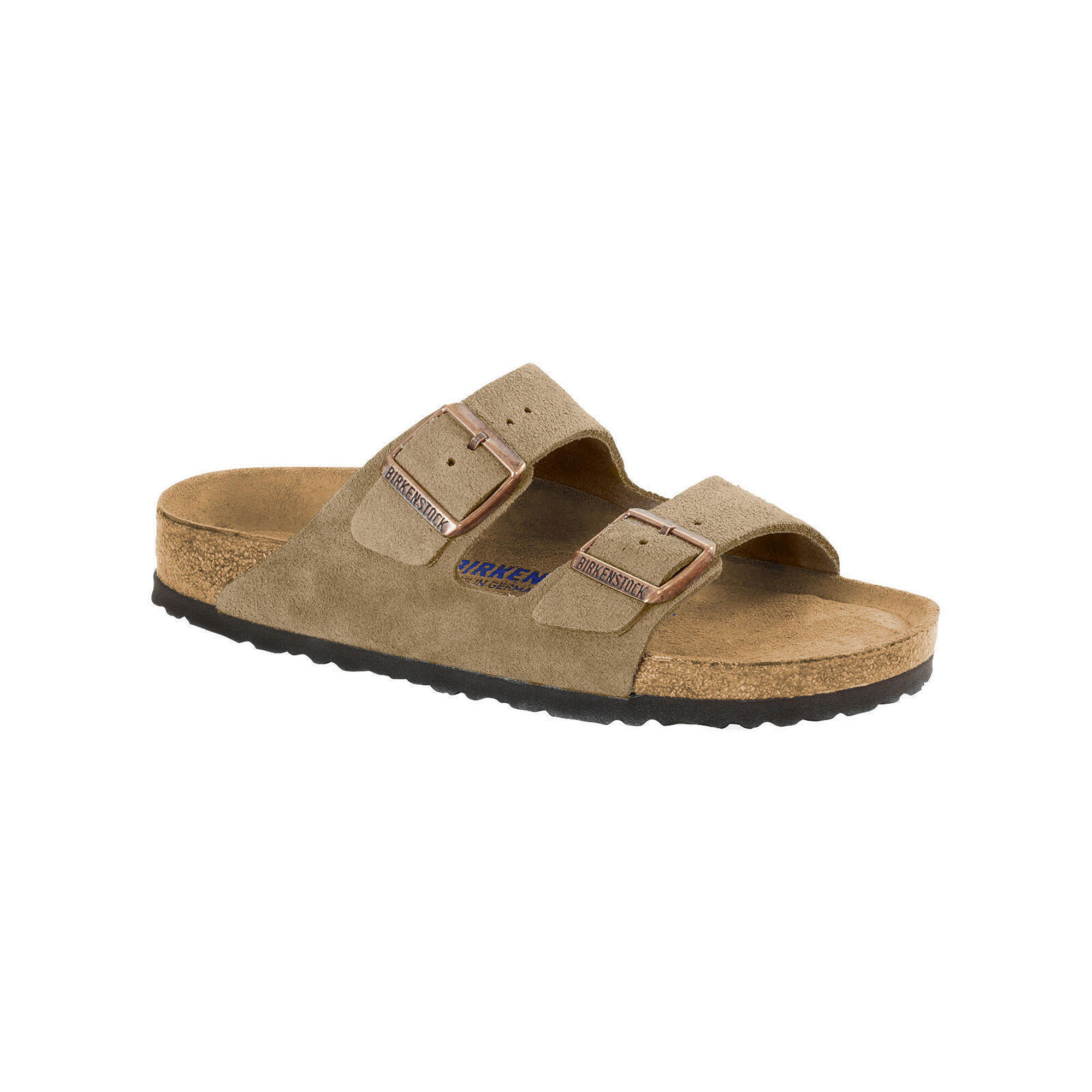 Birkenstock - Chaussures  Arizona Soft Assise Plantaire Suede Taupe - Tongs - Beige - Decathlon