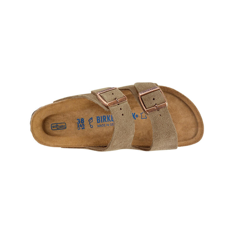 Arizona Soft Assise plantaire Suede Taupe