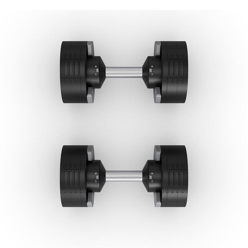 Mancuernas Ajustables 2 a 20kg (1 par) - Horizon Fitness