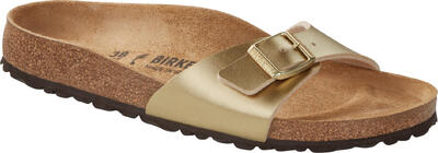 BIRKENSTOCK Sandalen Birkenstock Madrid BF gold, schmale Weite