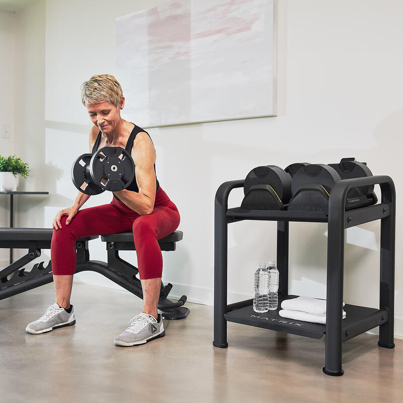 Halteres ajustáveis - Matrix Fitness Conjunto de 2 a 20 Kg (1 par)