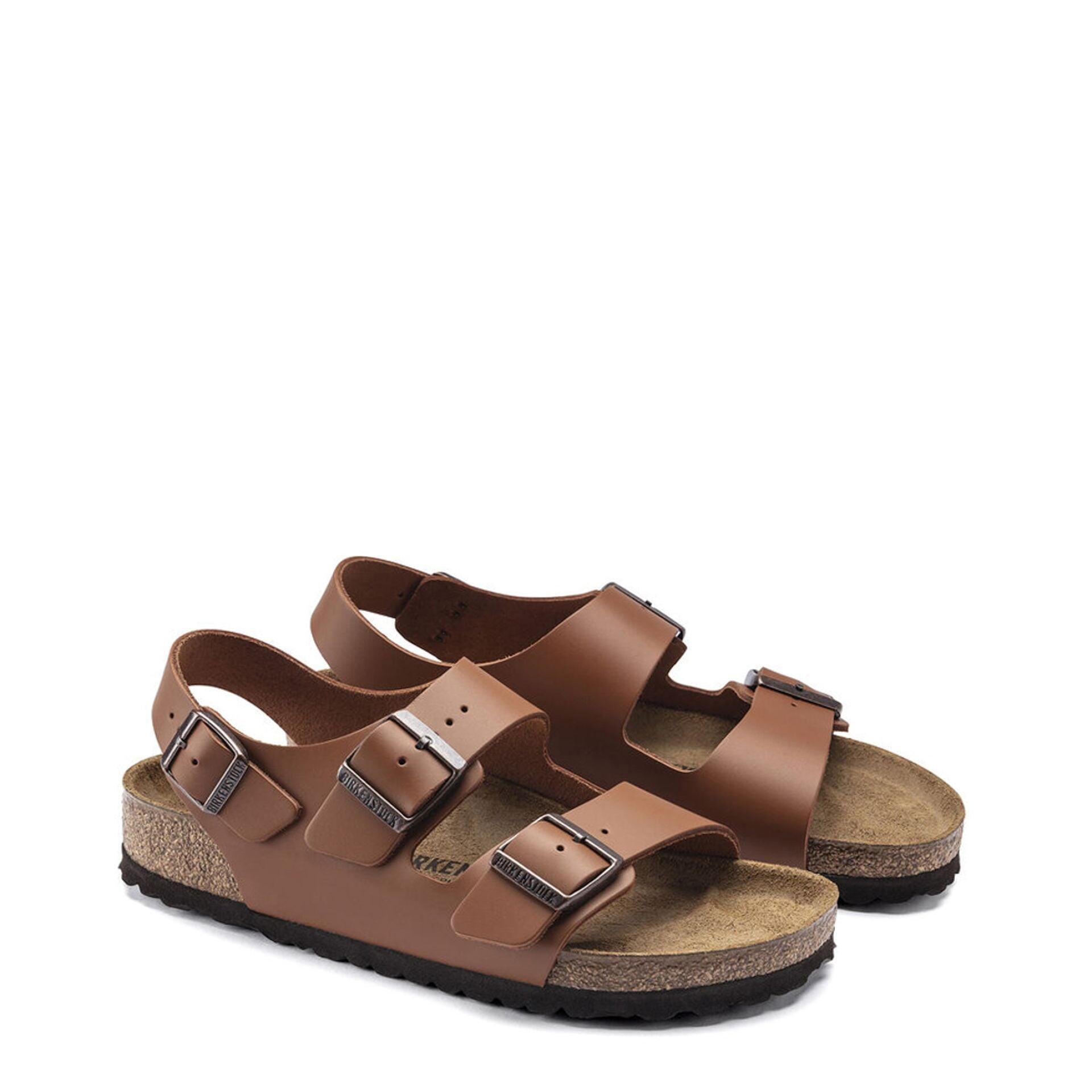 BIRKENSTOCK Sandalen Birkenstock Milano NL braun, normale Weite 2/3
