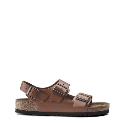 BIRKENSTOCK Sandalen Birkenstock Milano NL braun. normale Weite