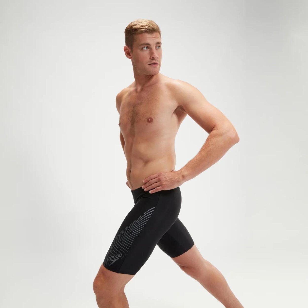 SPEEDO SPEEDO Vêtements de natation ECO MEDLEY LOGO JAM BLA/GRE  Hommes BlaGre 3/7