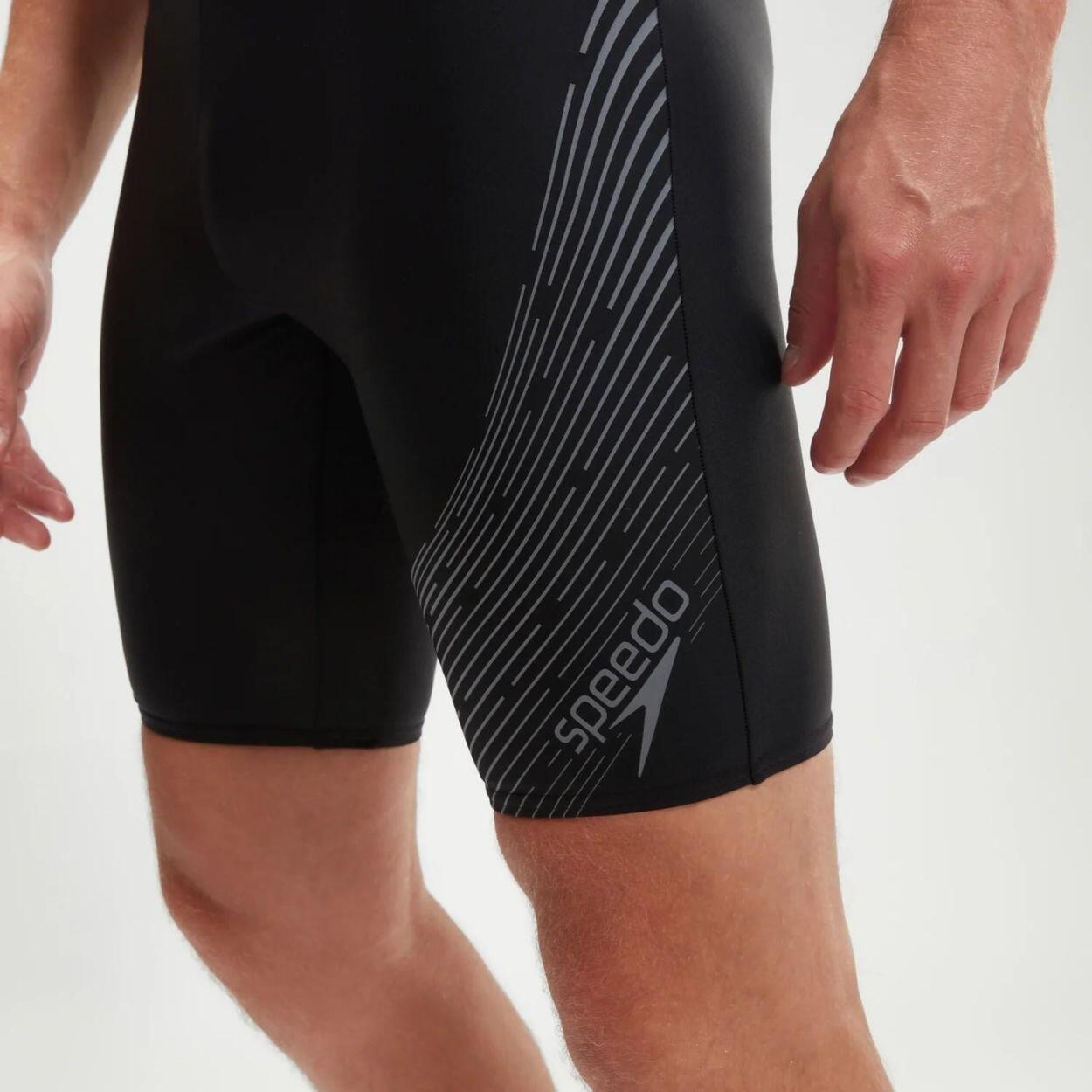 Speedo Zwemjammer Medley Logo Zwart/Zwart 5/7