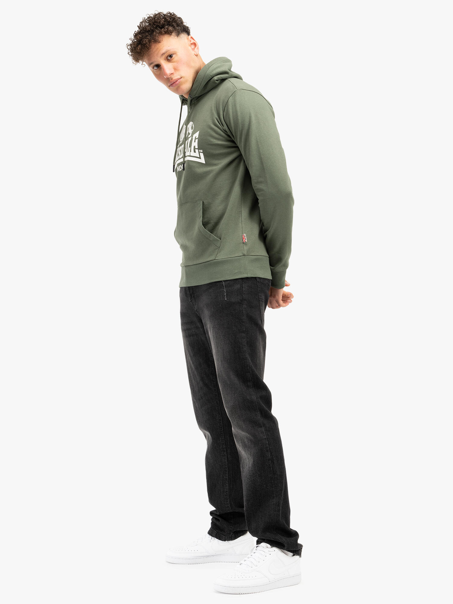 Felpa con cappuccio Lonsdale Fremington 4/6