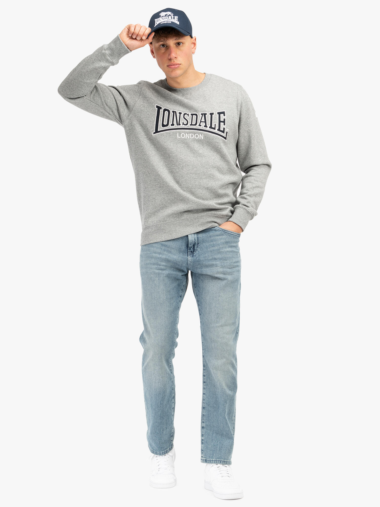 Sudadera de cuello redondo Lonsdale Berger Lp181 3/6