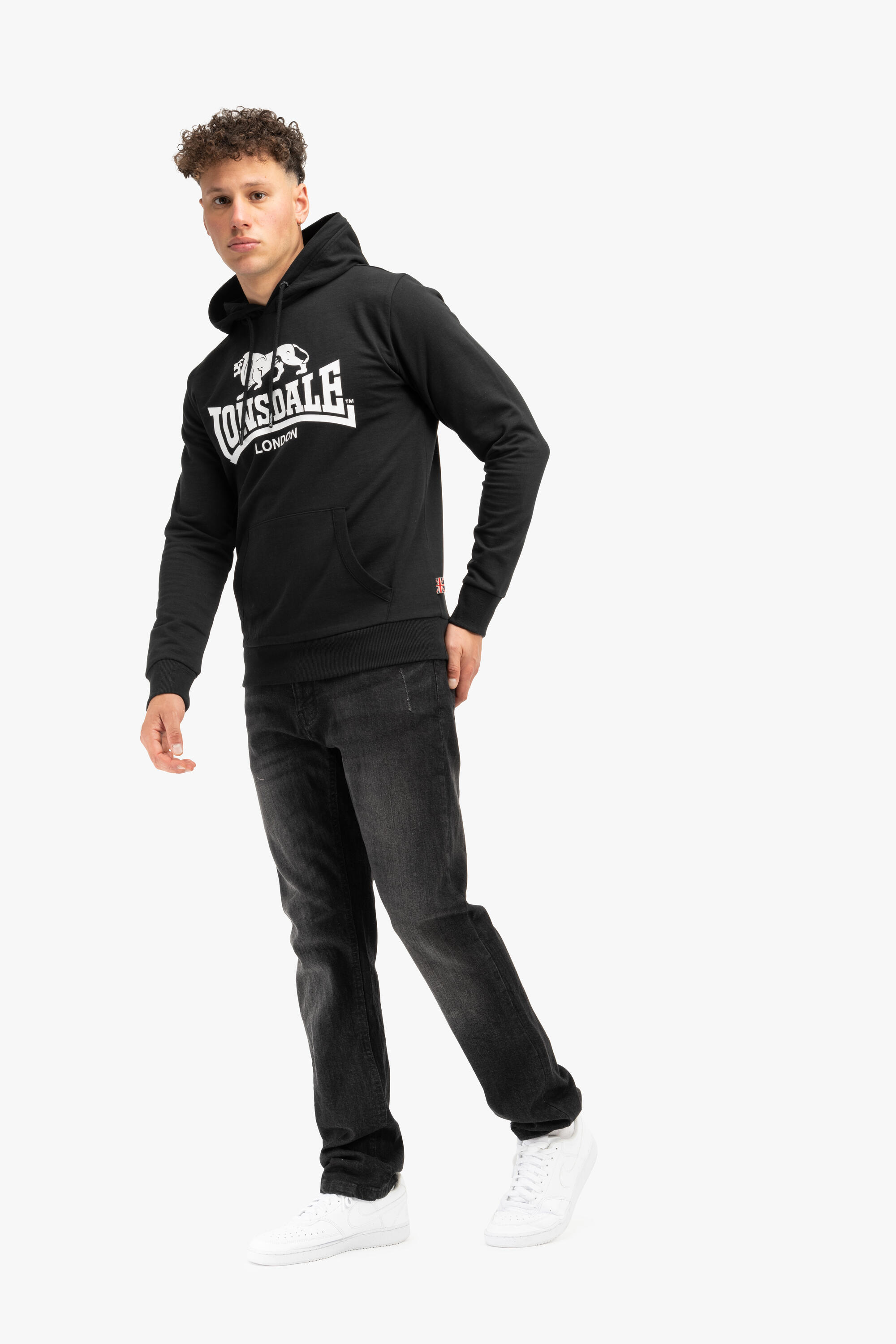LONSDALE Heren sweatshirt met capuchon slim fit FREMINGTON 4/6