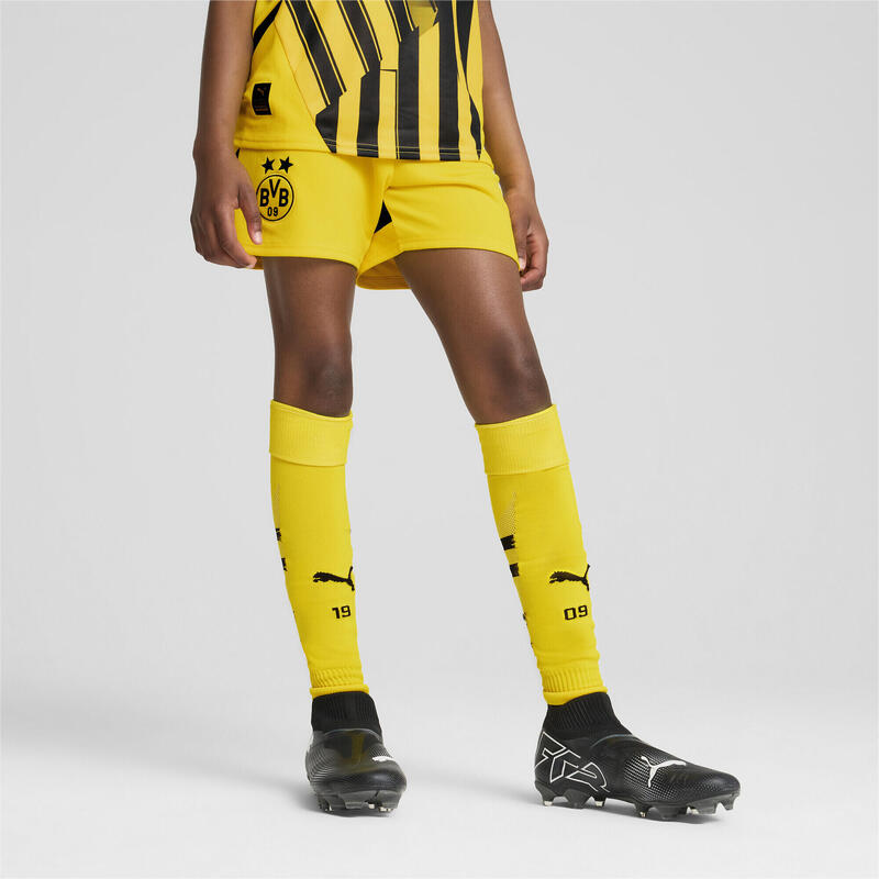 Borussia Dortmund 24/25 short voor jongeren PUMA Faster Yellow Black