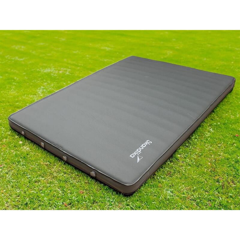 Matelas de camping autogonflant 3D Premium Double - 195x140x10 cm - 2 Pers