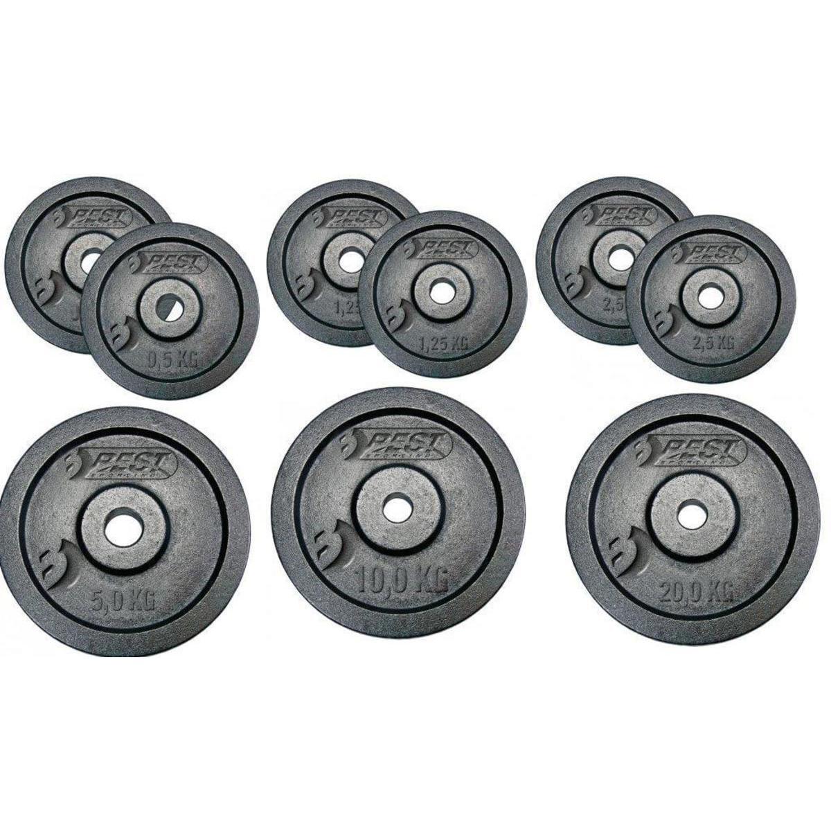 Talerz do podnoszenia ciężarów Best Sporting fi 30 mm 10kg 3/3