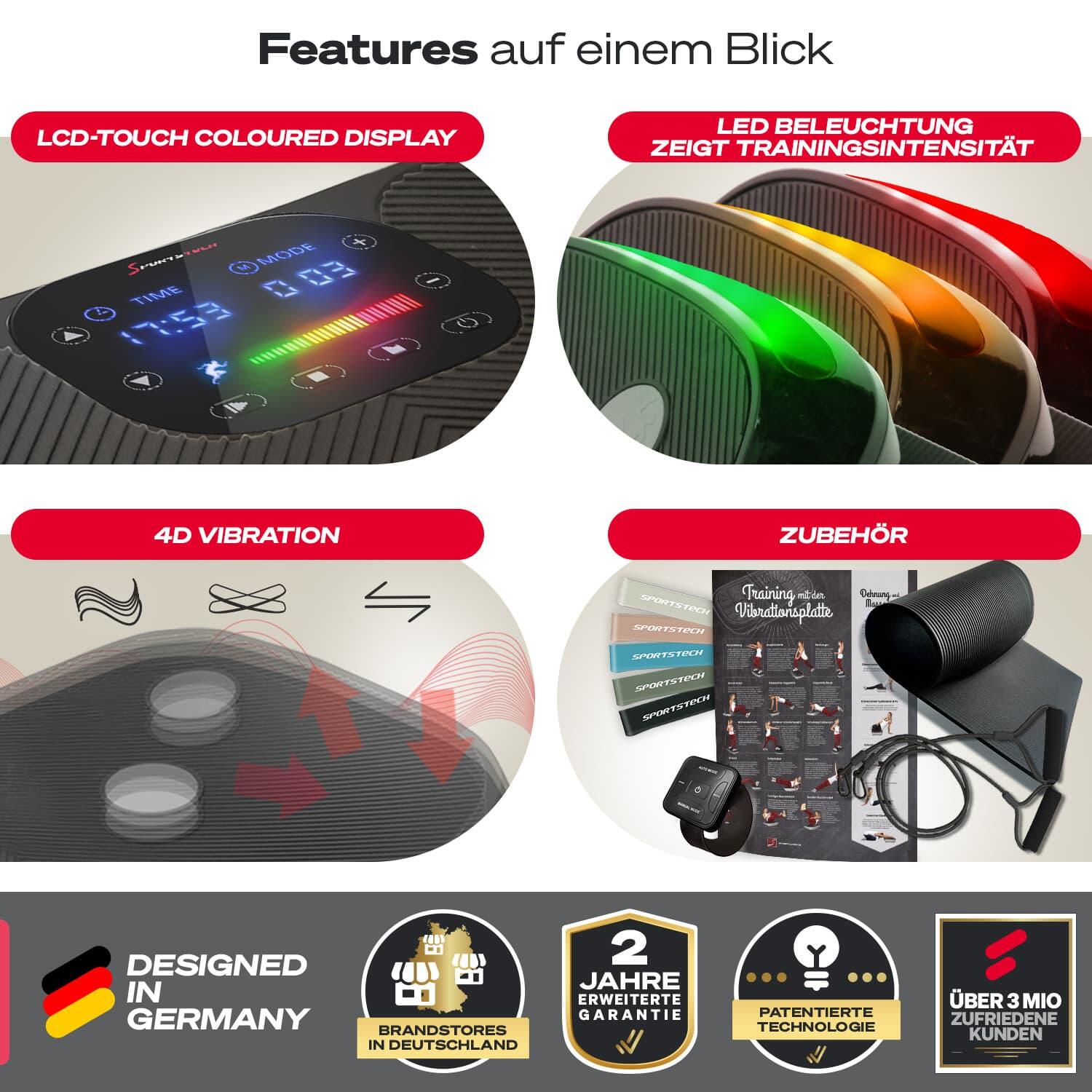 Sportstech VP400 - Entraînement 4D Vibrant pour Bien-être et Performance 7/7