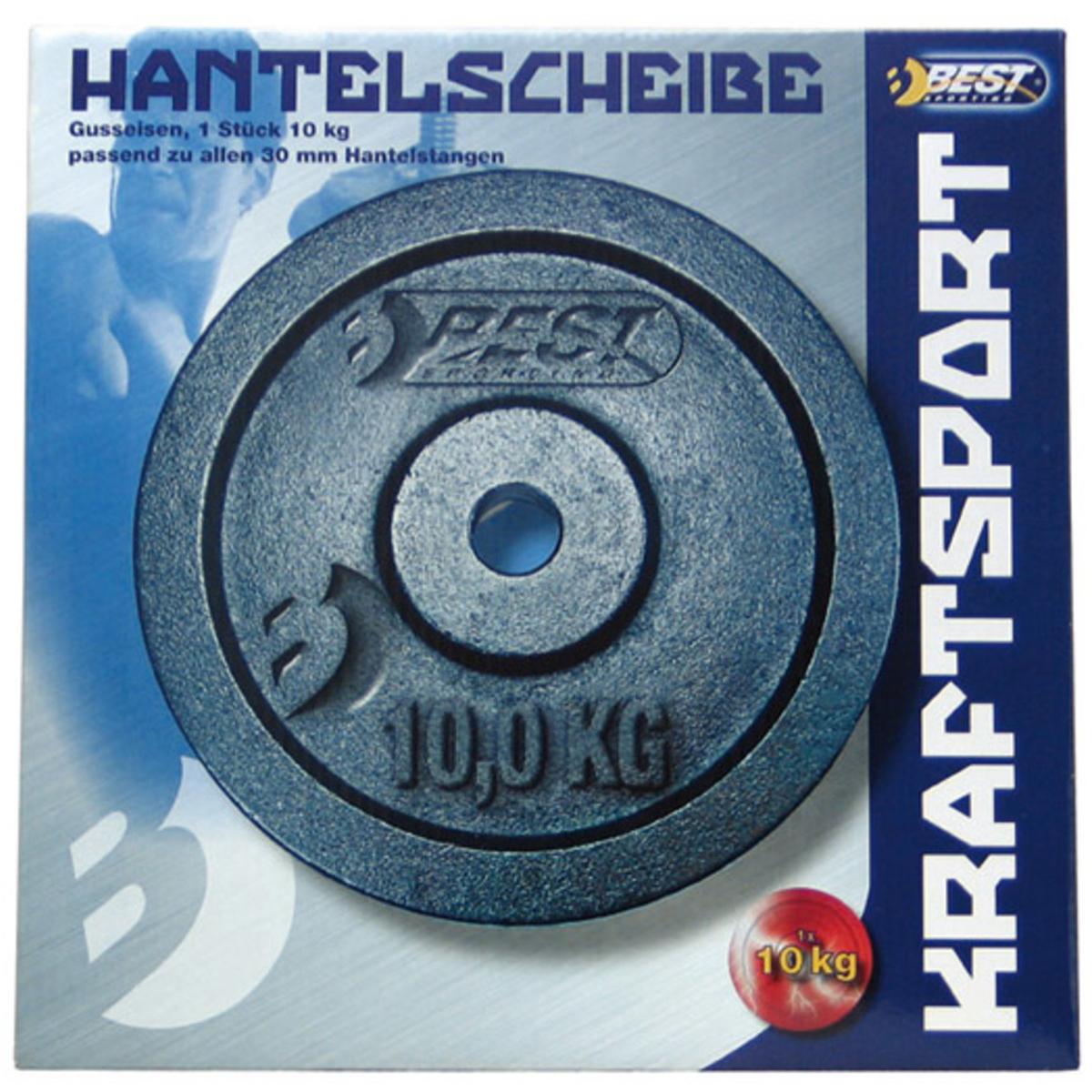 Talerz do podnoszenia ciężarów Best Sporting fi 30 mm 10kg 2/3