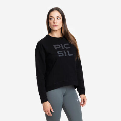 Felpa donna in jersey elasticizzato