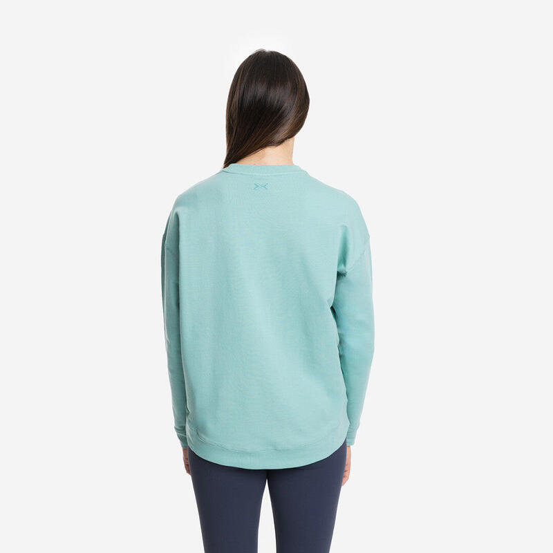 Sweatshirt femme en jersey extensible