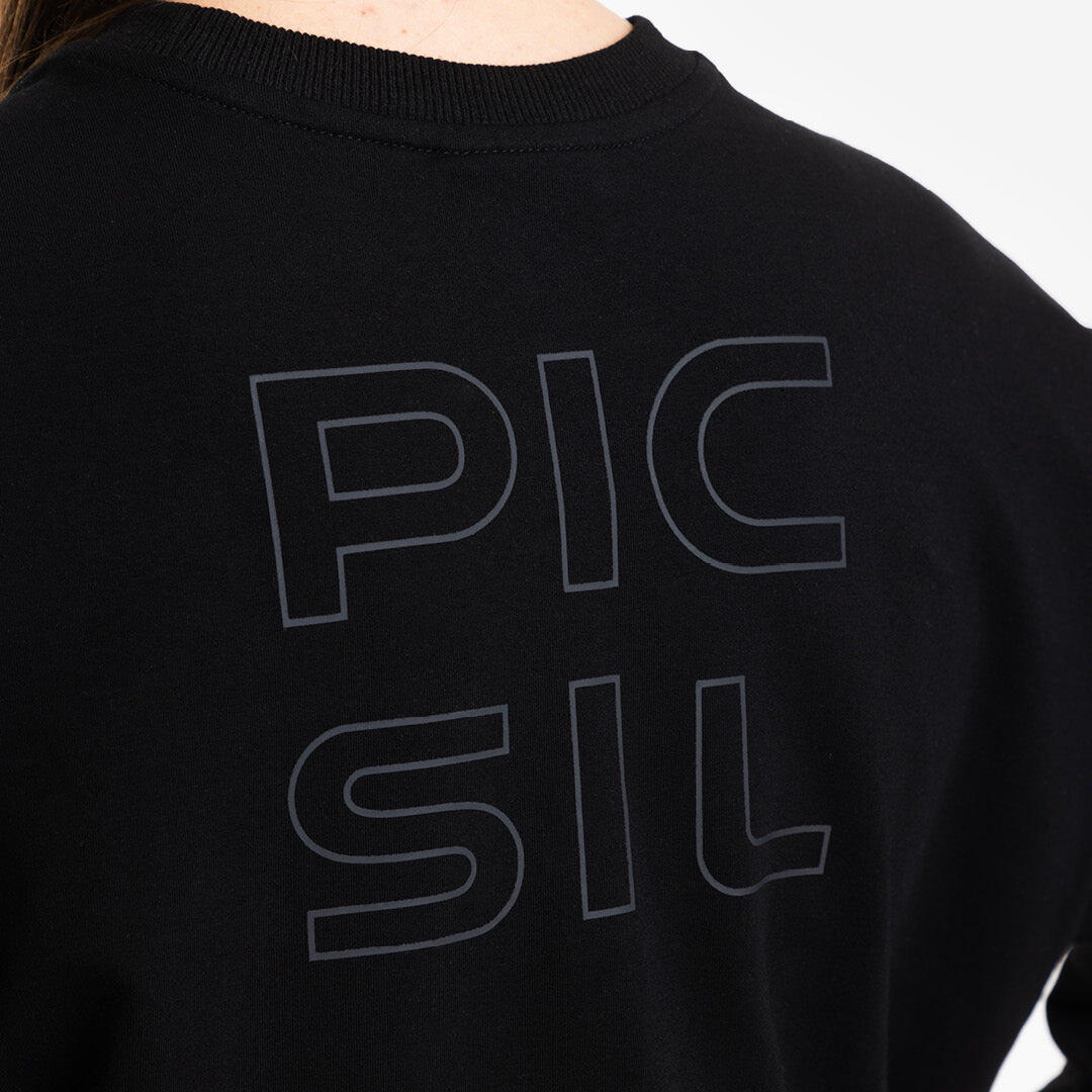 Sweat-shirt Femme Crop en Jersey Stretch 4/4