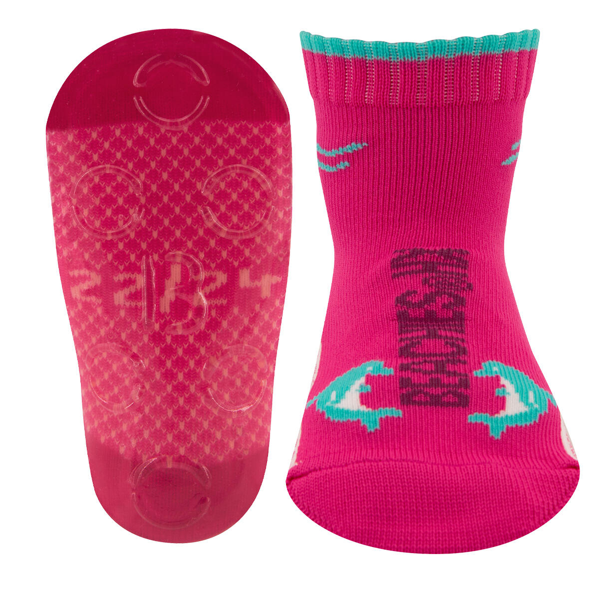 Beachies - Chaussettes D'Eau/chaussettes De Plage - Dauphin Rose - Enfants - Chaussettes Piscine - Rose - Decathlon