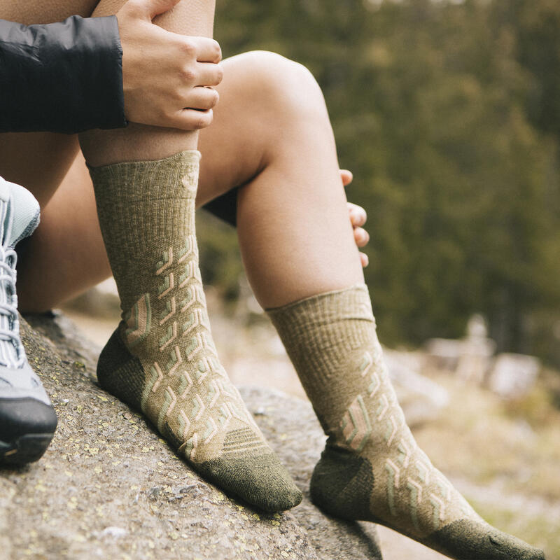 Chaussette randonnée femme, rafraîchissante pour l'été - Trekking Cool Crew Lady