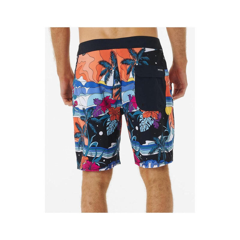 Boardshorty RIP CURL Mirage Postcards czarny