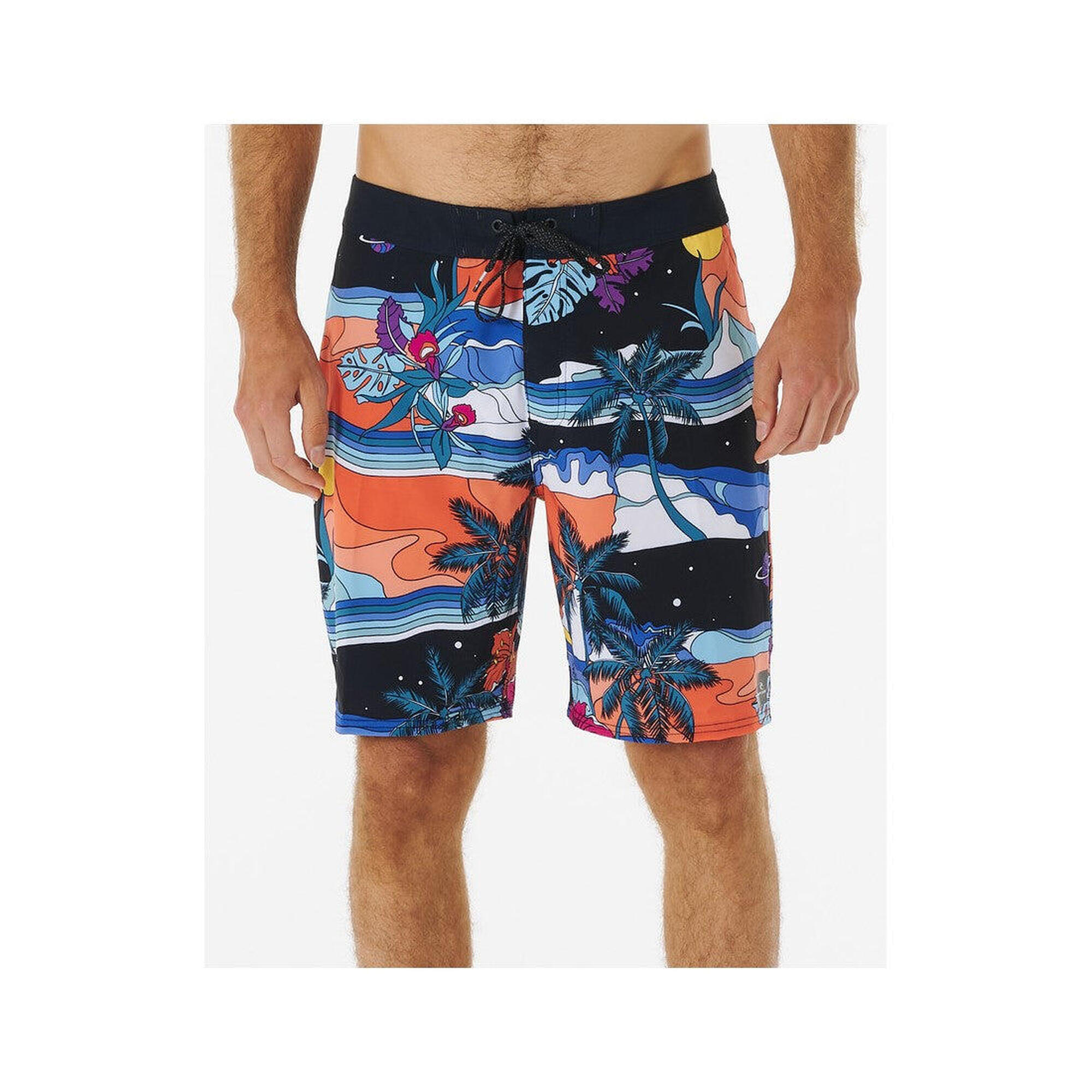 Boardshorty RIP CURL Mirage Postcards czarny