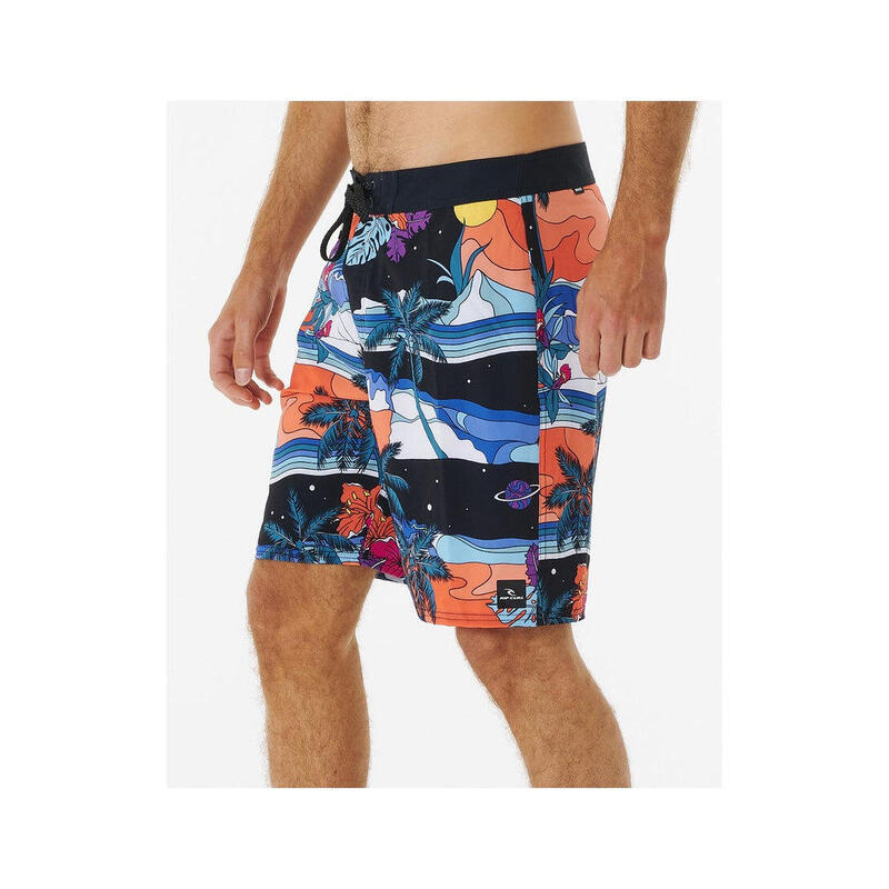Boardshorty RIP CURL Mirage Postcards czarny