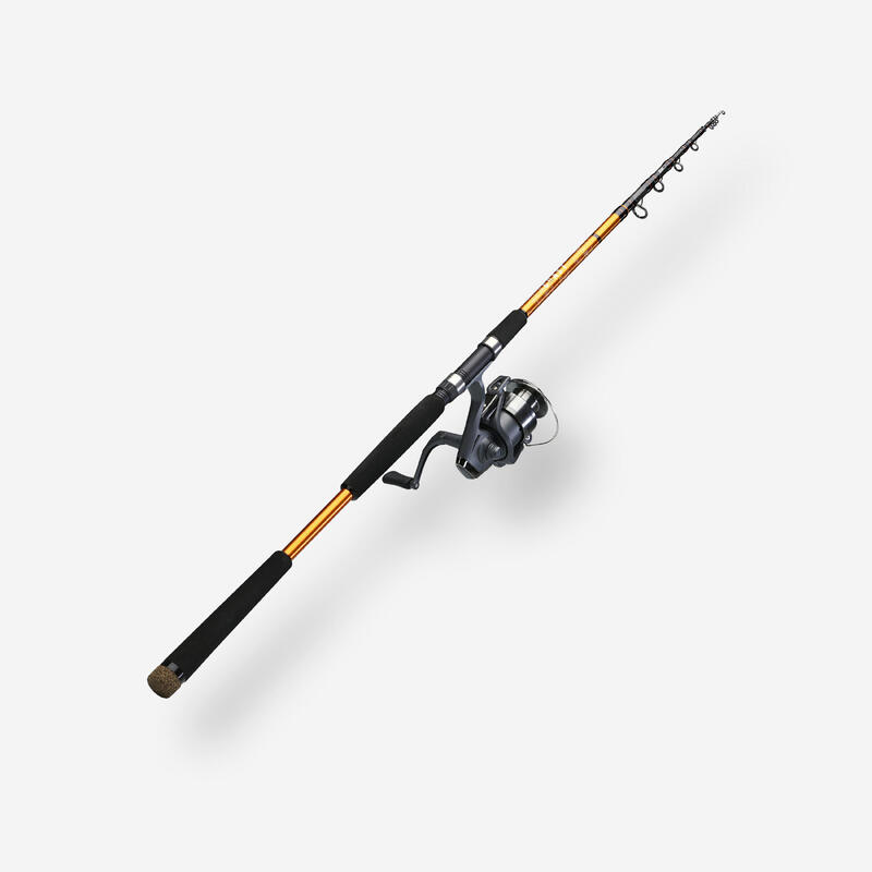 Segunda vida - Conjunto Pesca Fija Mar Seacoast Light 500 270... - EXCELENTE