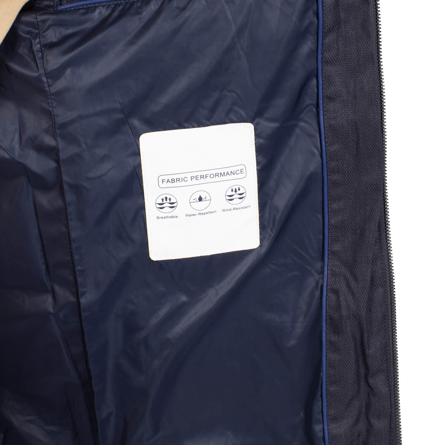 Parka team doublée fausse fourrure navy homme 7/7