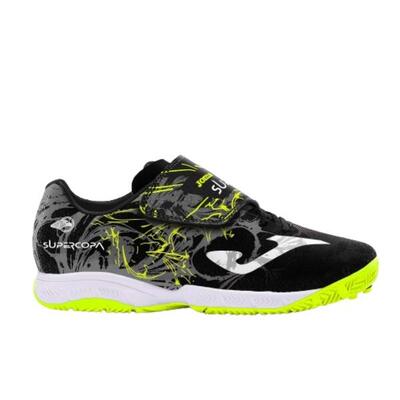 Zapatillas Fútbol Sala Niños Joma Super Copa Jr 24 IN Negro