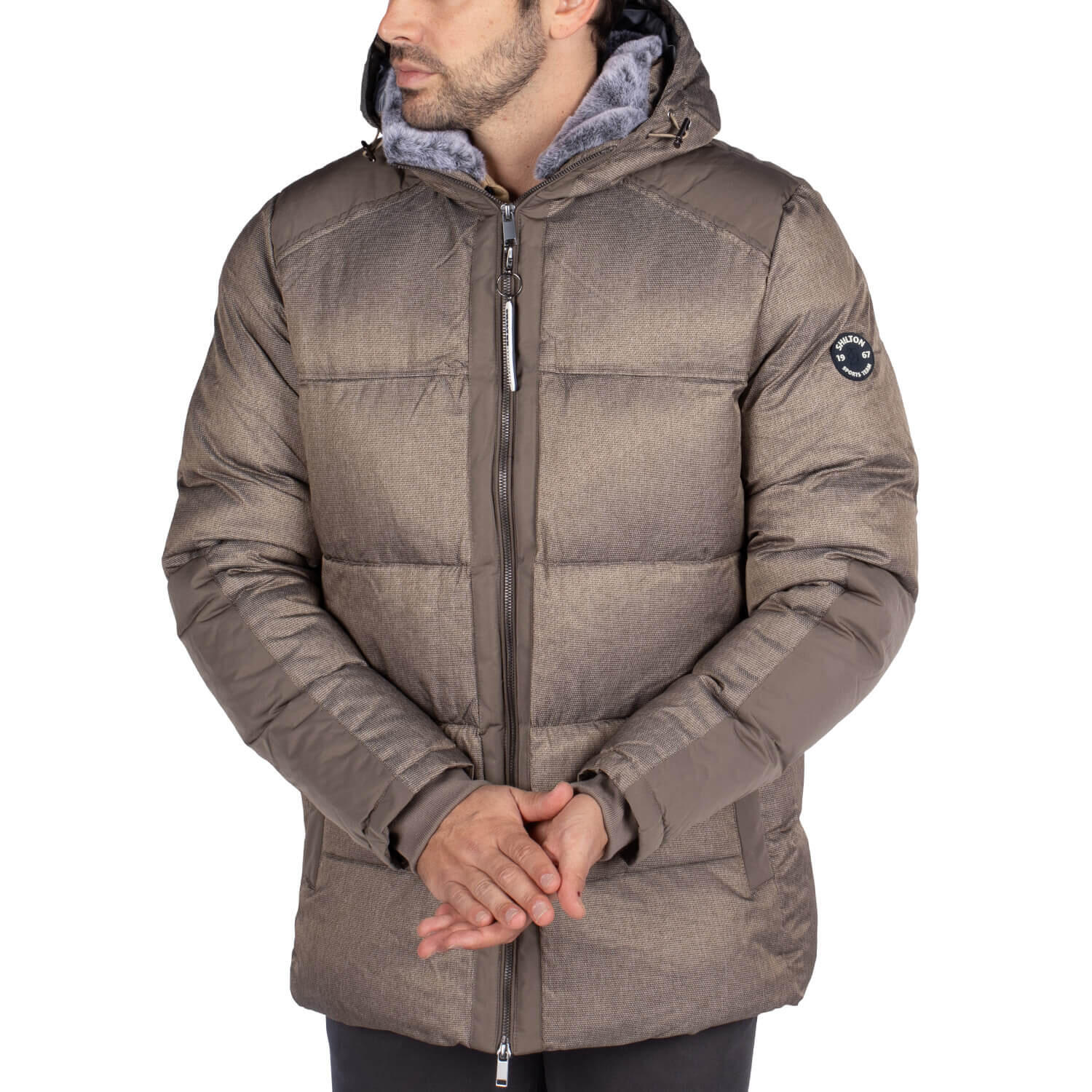 Shilton - Parka Team Doublée Fausse Fourrure Homme - Parka - Marron - S - Decathlon