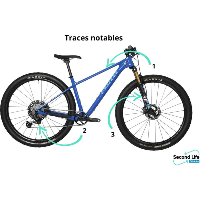 BTT Semirrígido Pivote LES SL Shimano XTR 12V 29' Azul 2022