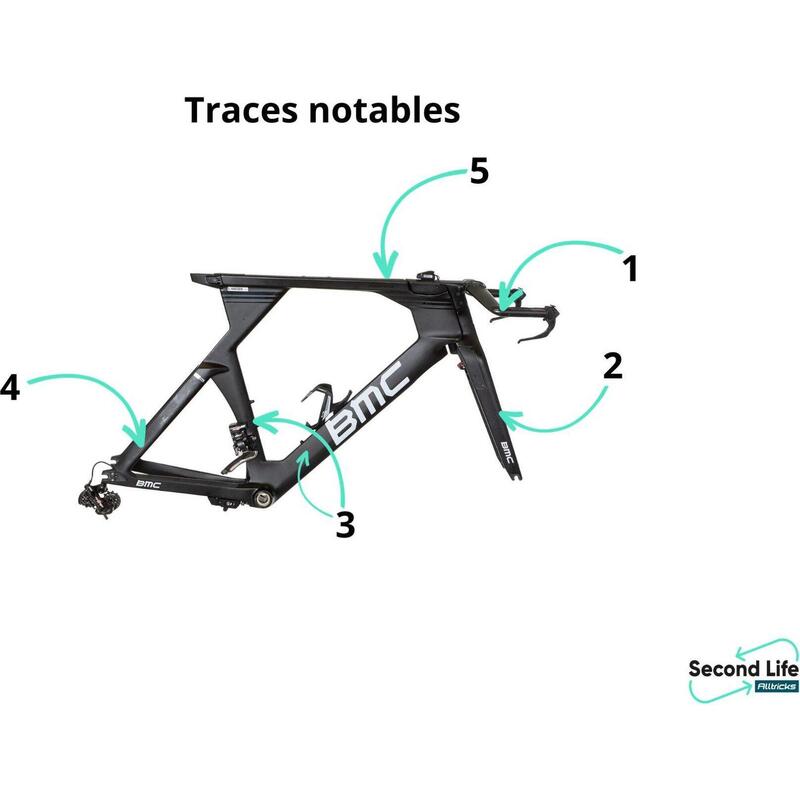 Kit Cadre / Fourche BMC Timemachine01 TT Patins Carbone 2021