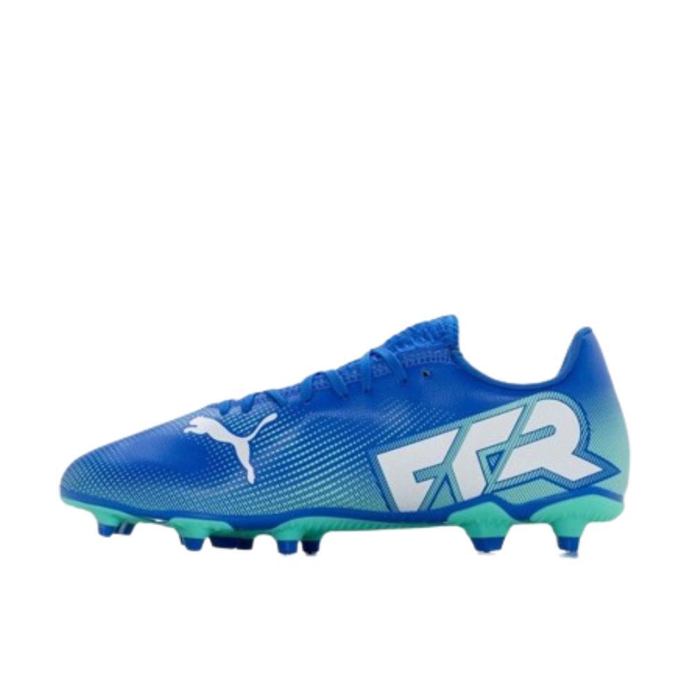 Botas de Fútbol Niño Puma Future 7 Play Mg Junior Color Azul y Blanco-108019-01 2/7