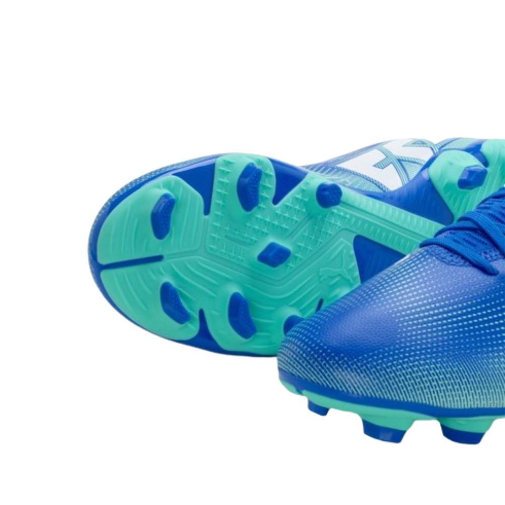 Botas de Fútbol Niño Puma Future 7 Play Mg Junior Color Azul y Blanco-108019-01 4/7