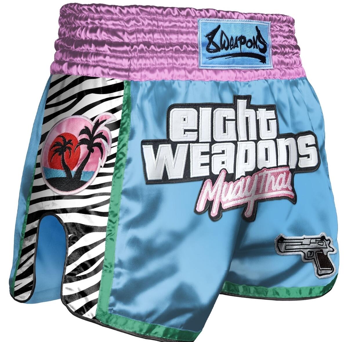 Pantaloni scurți de box 8 Weapons Miami Thai Muay Thai