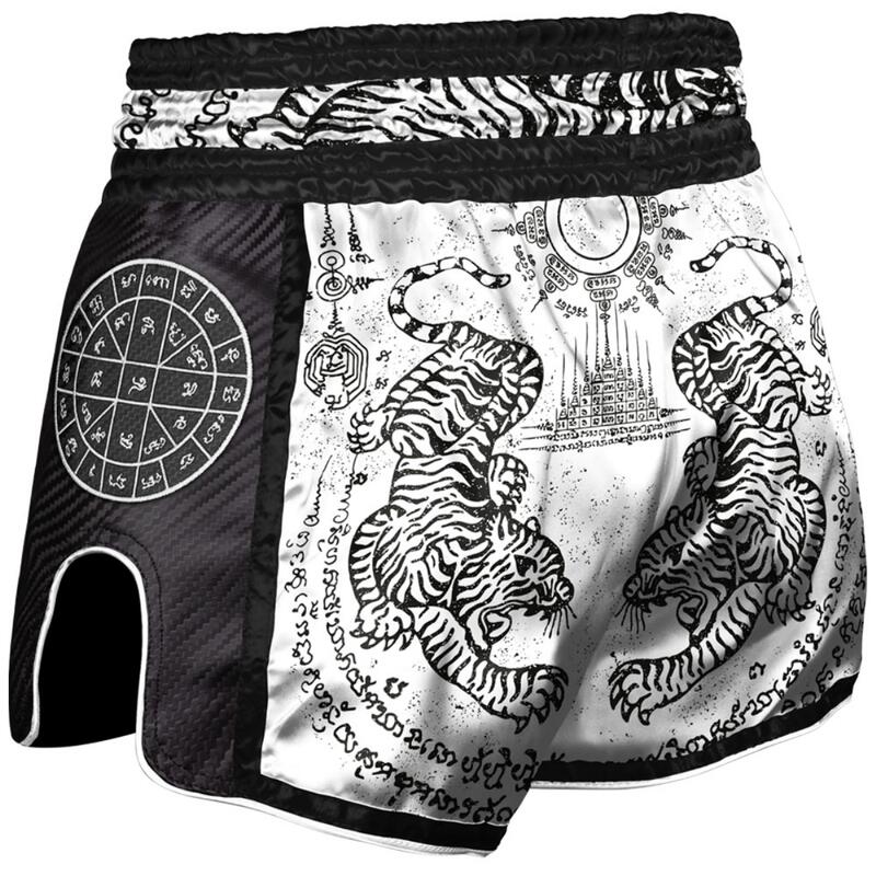 Shorts de Muay Thaï - Carbon - Sak Yant Tigers