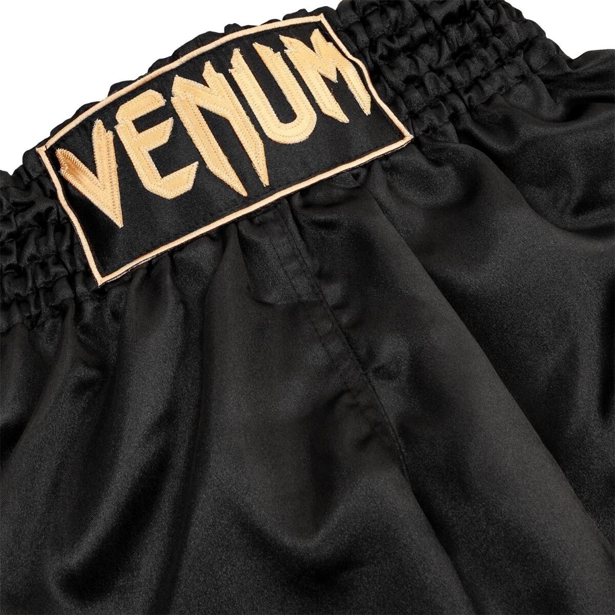 Venum Classic Muay Thai Shorts Black/Gold XL 4/5