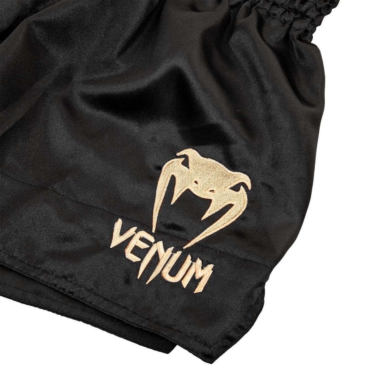 Venum Classic Muay Thai Shorts Black/Gold XL 5/5