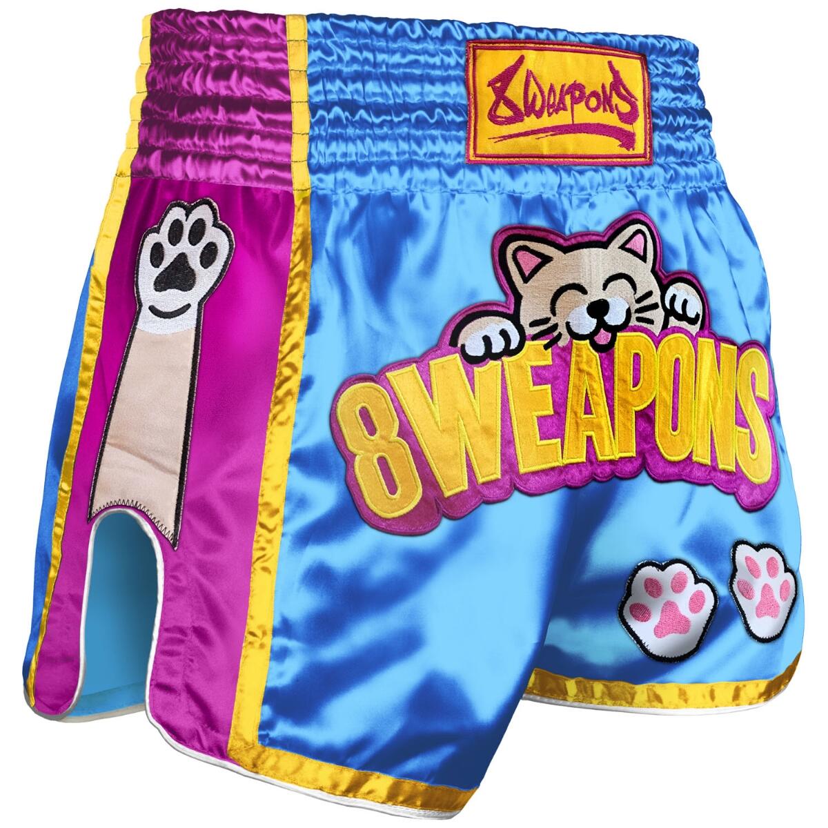 8 WEAPONS 8 WEAPONS Muay Thai Shorts - Meow Thai S