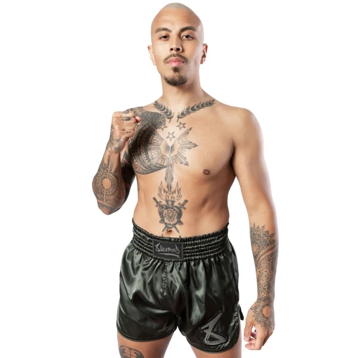 Muay-Thai Shorts 8Weapons Strike – Khaki – M 3/7