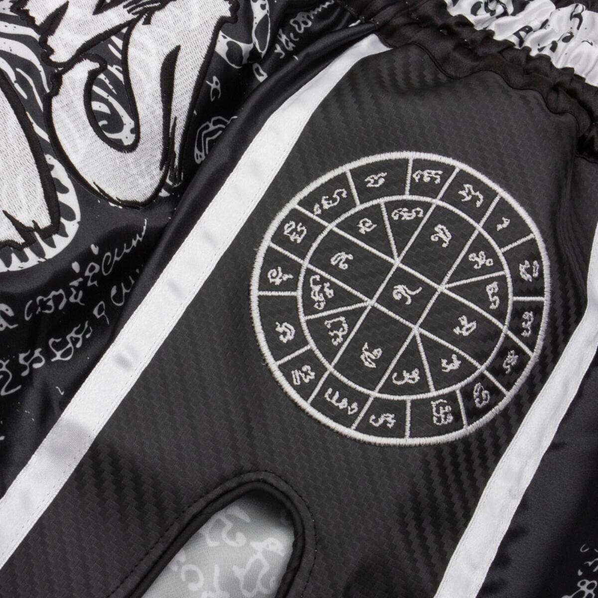 Muay Thai Shorts s Carbon - Sak Yant Tigers 4/7