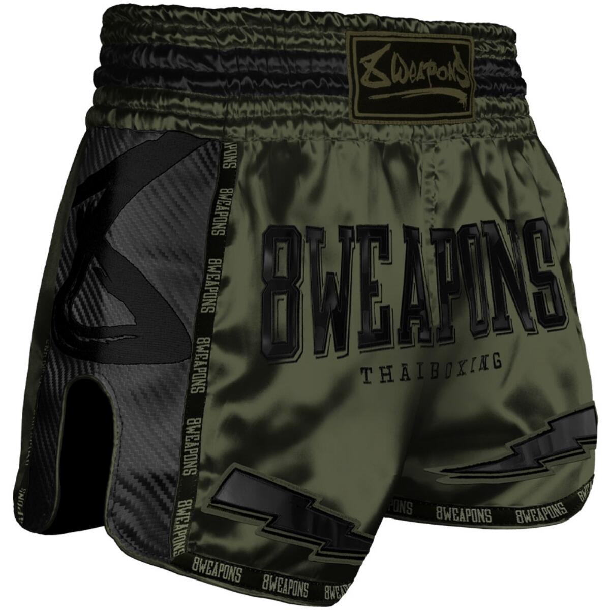 8 WEAPONS 8 Weapons Muay Thai Shorts Carbon - Underworld