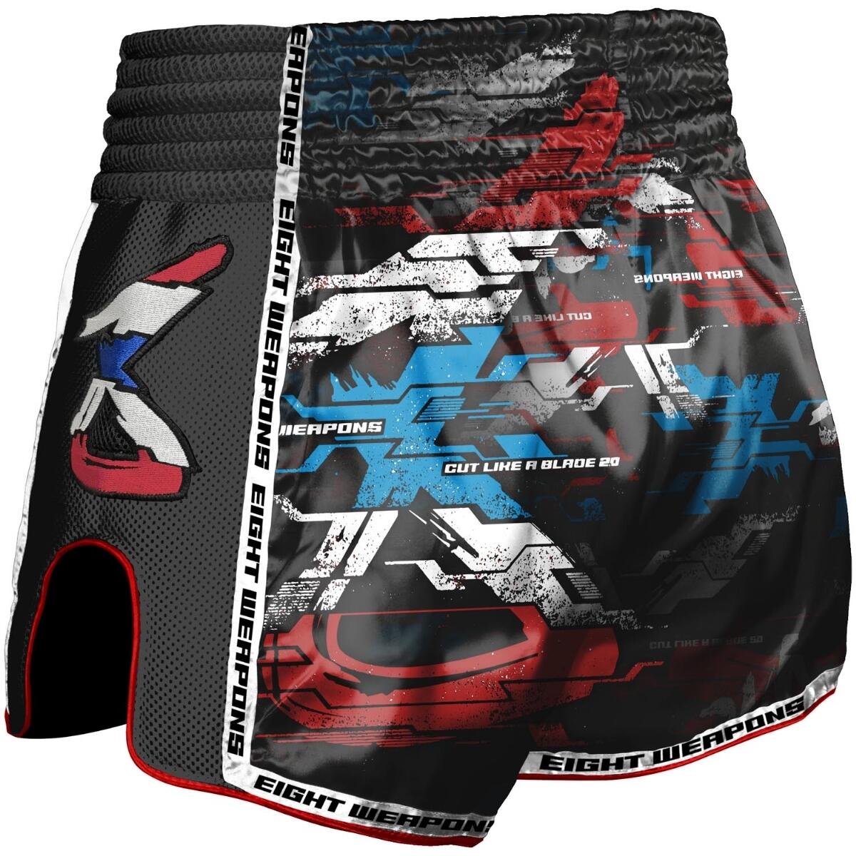 8 WEAPONS Muay Thai Shorts - Cut like a blade black 2.0 XL 2/7