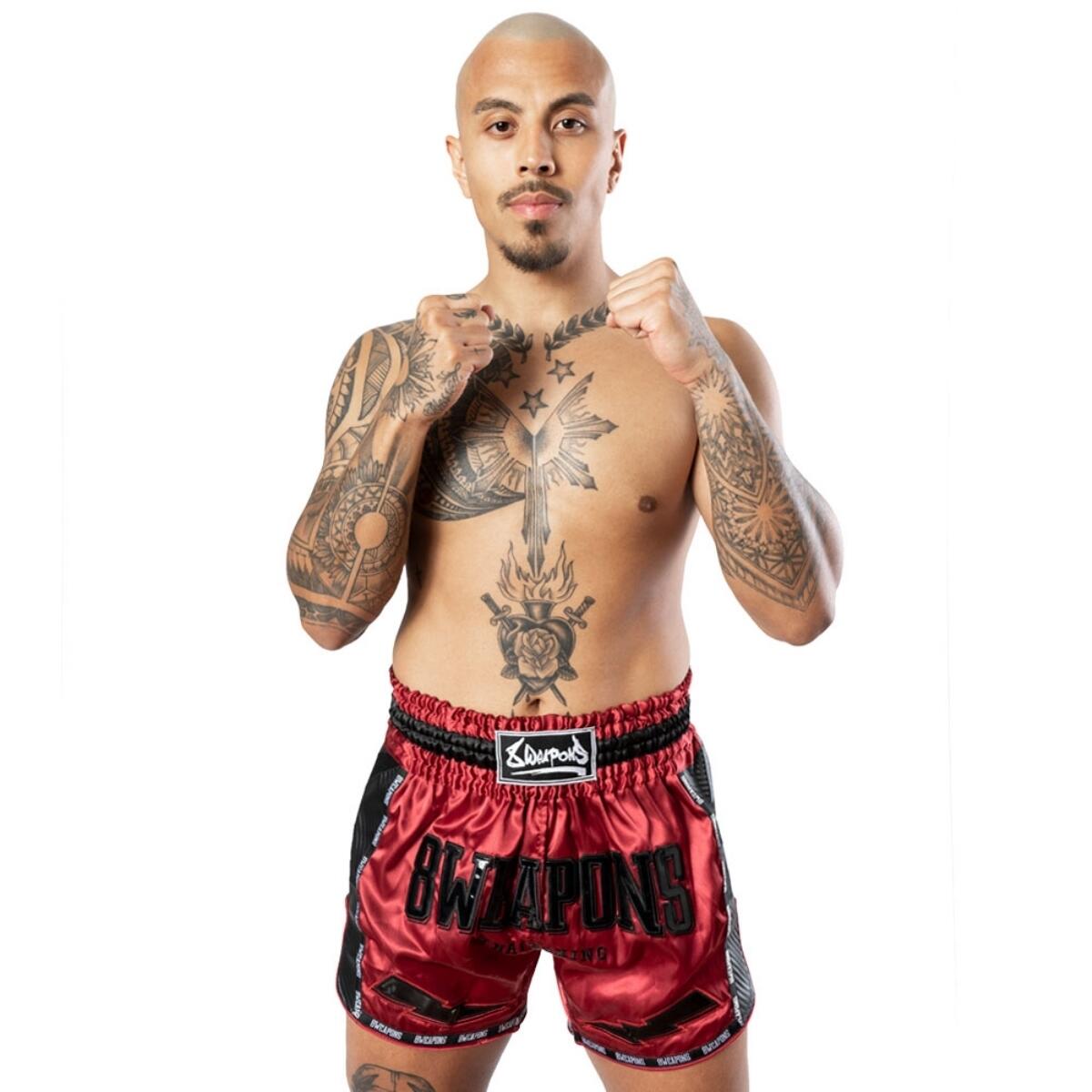 8 Weapons Muay Thai Shorts Carbon -  Dawn 6/7