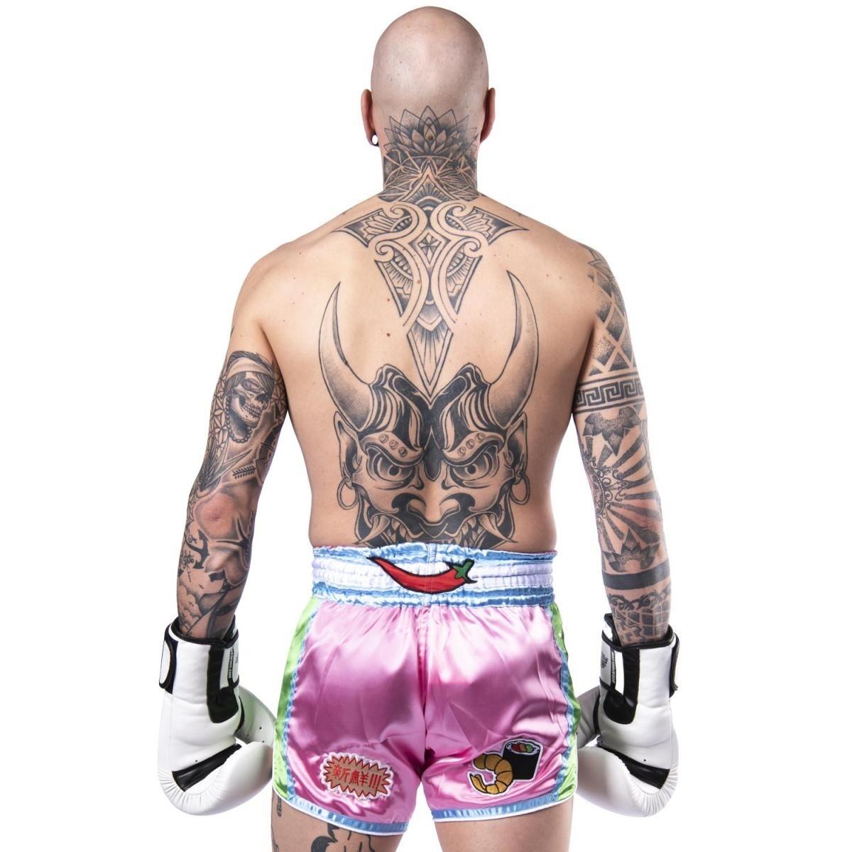 Shorts de Muay Thaï - Yummy Pink 4/10