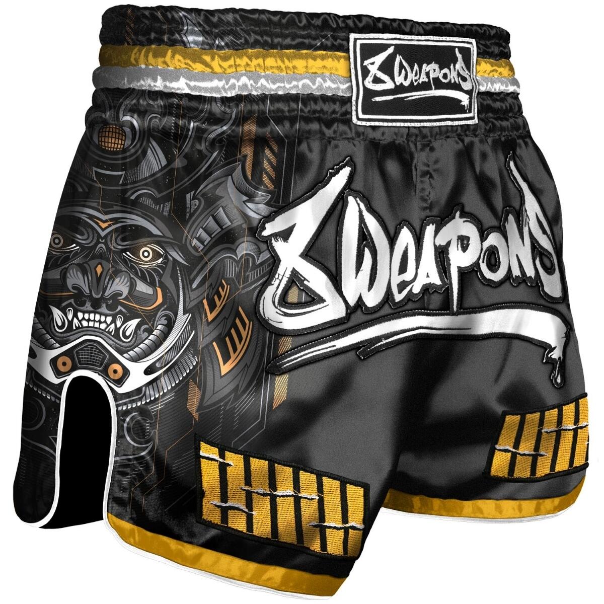8 WEAPONS 8 WEAPONS Muay Thai Shorts - Samurai 2.0 gold XL